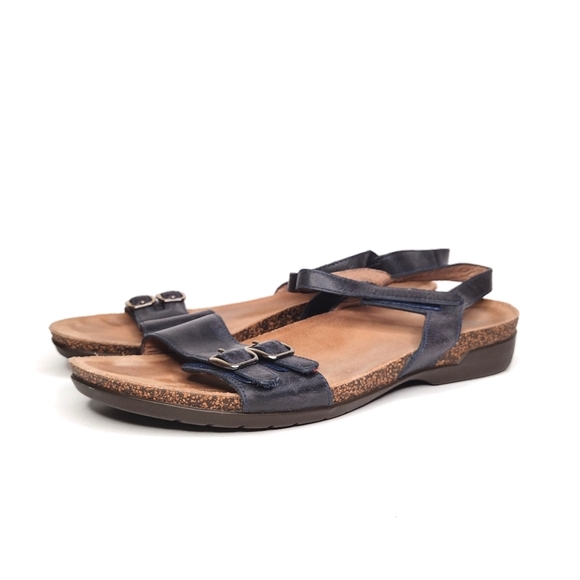 dansko navy sandals